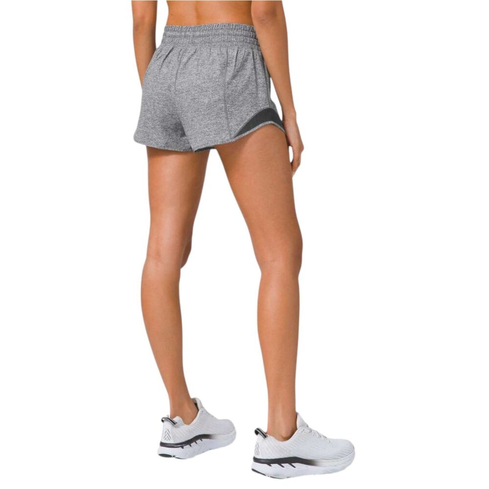 Lululemon Hotty Hot Short *High-Rise 2.5" Heather Lux Multi Black - Picture 5 of 7